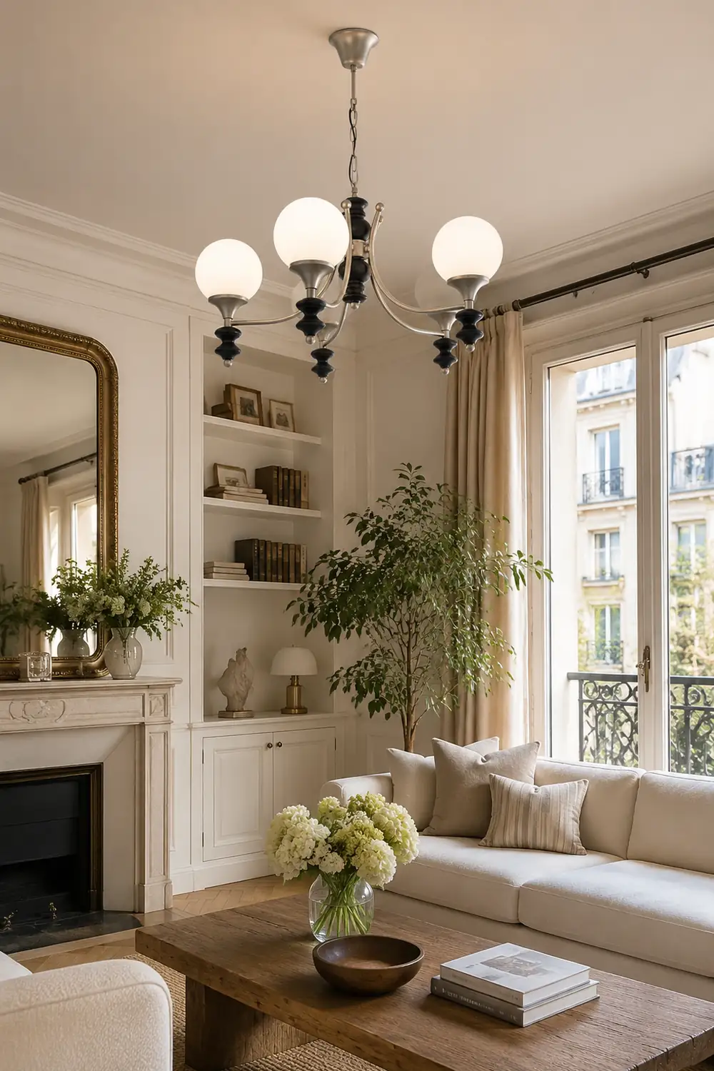 Tina Wooden Chandelier - Lumpaz