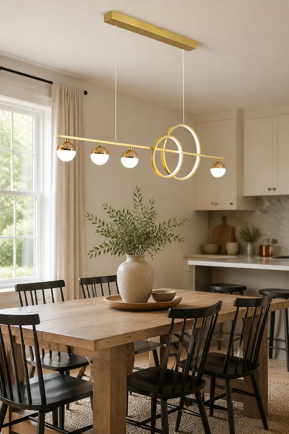 Brooklyn Double Circle Chandelier - Lumpaz