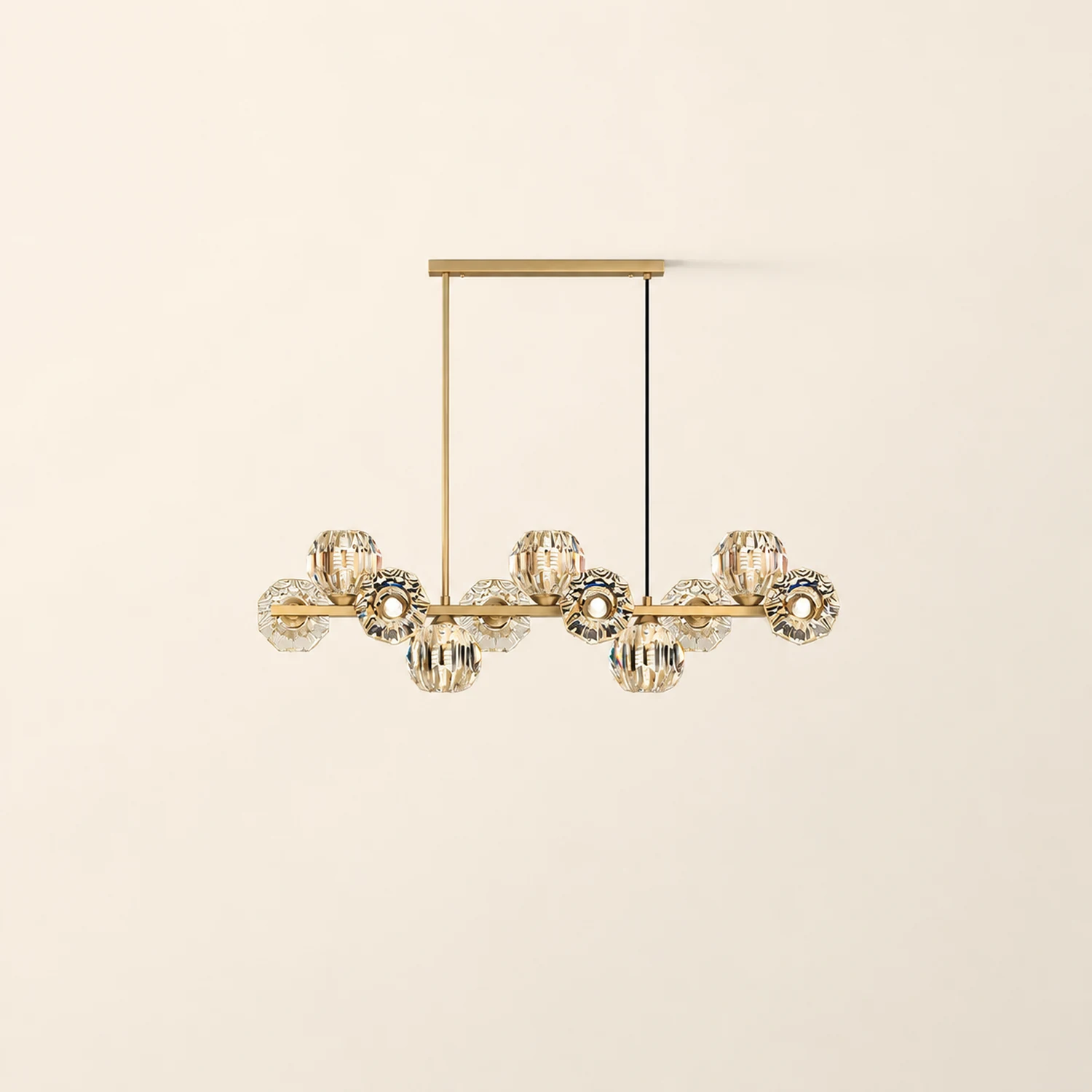 Crystal Glass Ball Chandelier - Lumpaz