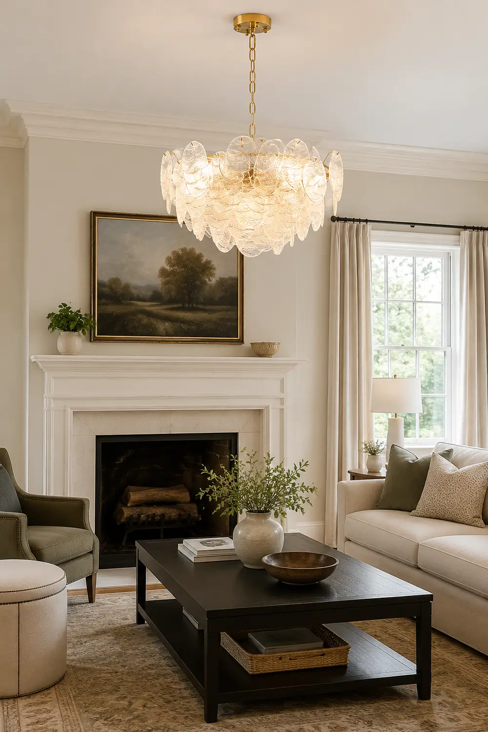 Victorian Disc Chandelier - Lumpaz