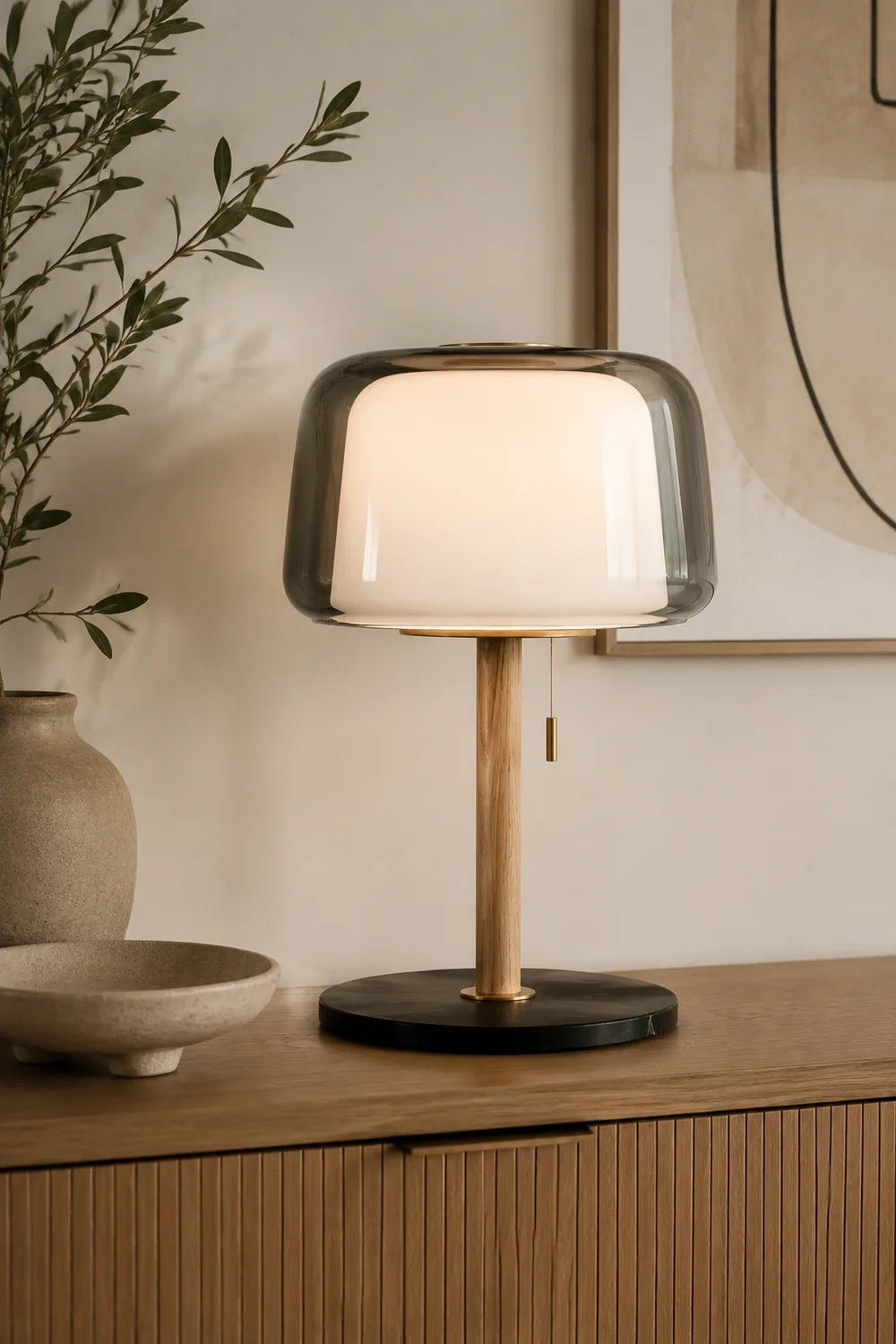 Mona Glass Table Lamp - Lumpaz