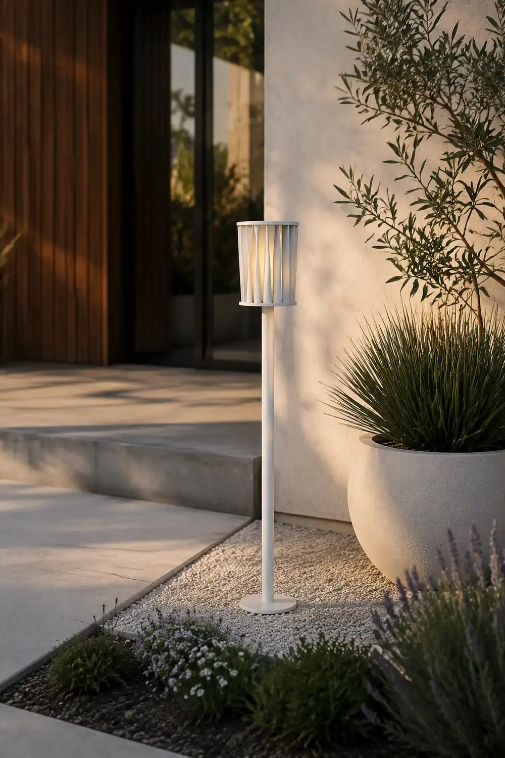 White Column Garden Light - Lumpaz