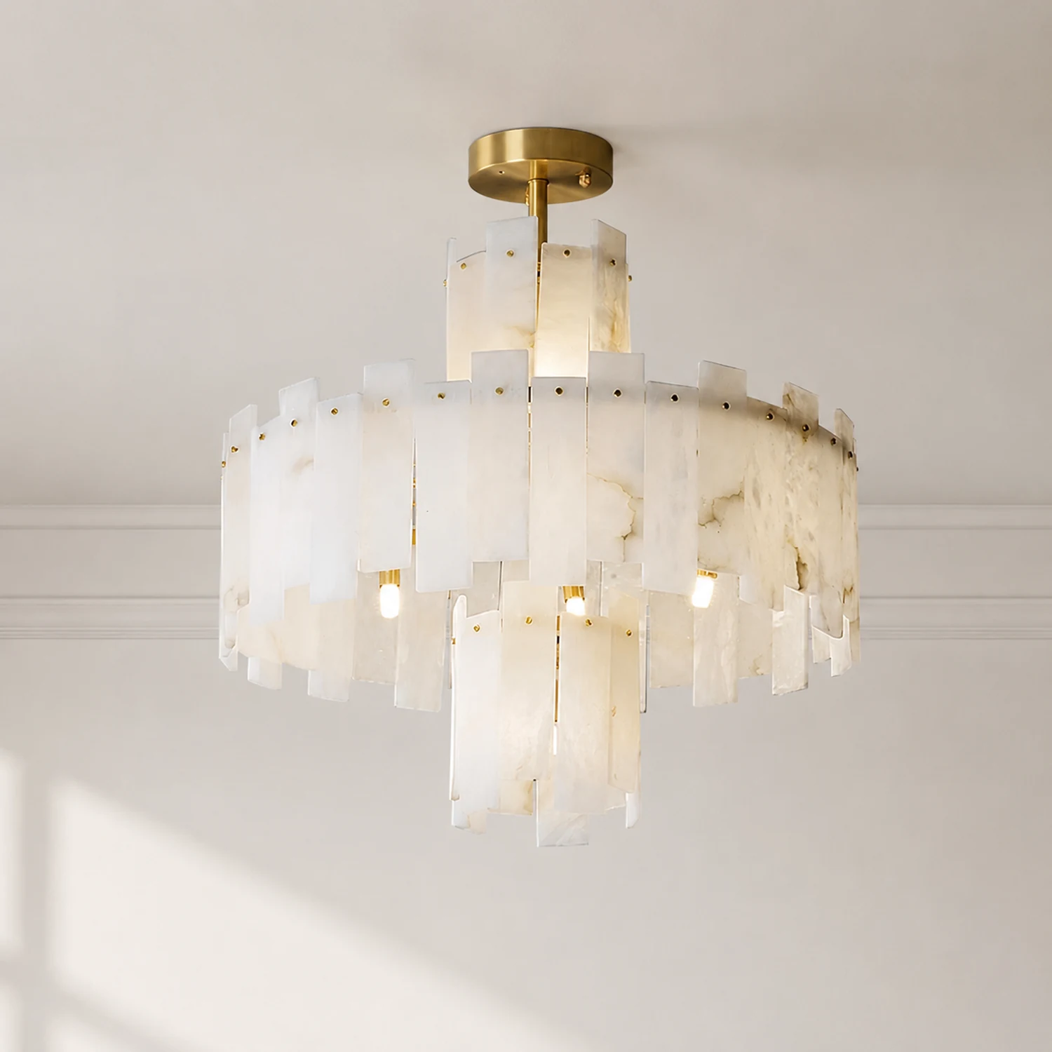 Regina Alabaster Chandelier - Lumpaz