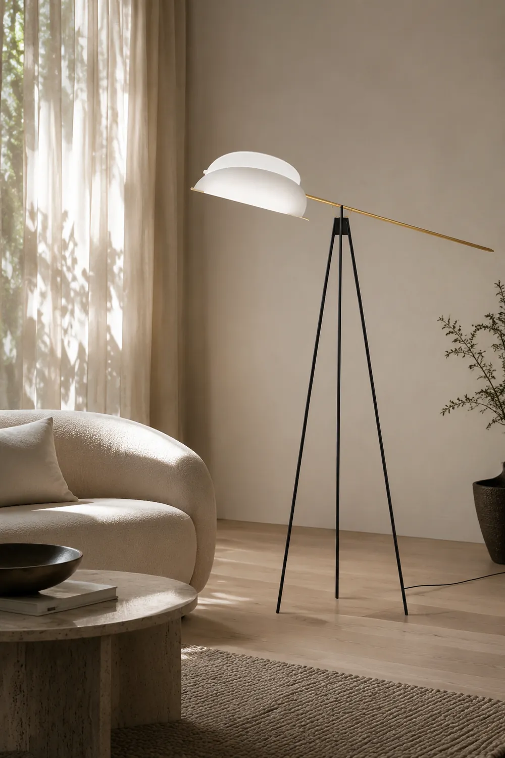 Heart Wing Tripod Floor Lamp - Lumpaz