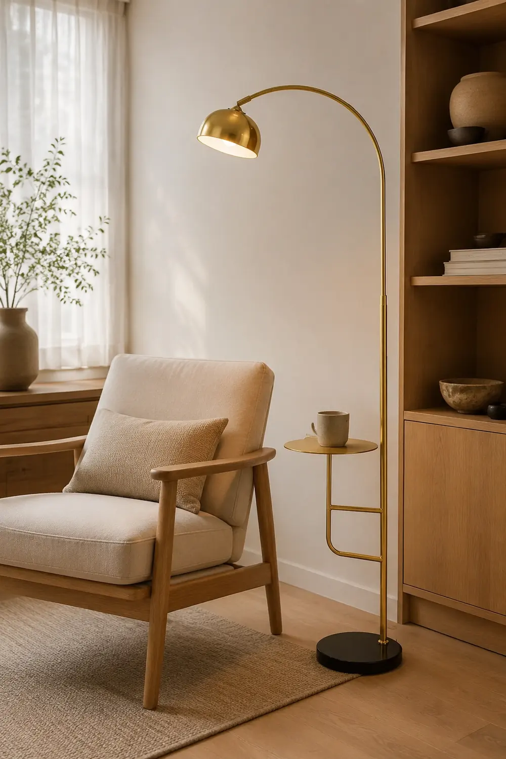 Arc Bell Floor Lamp - Lumpaz