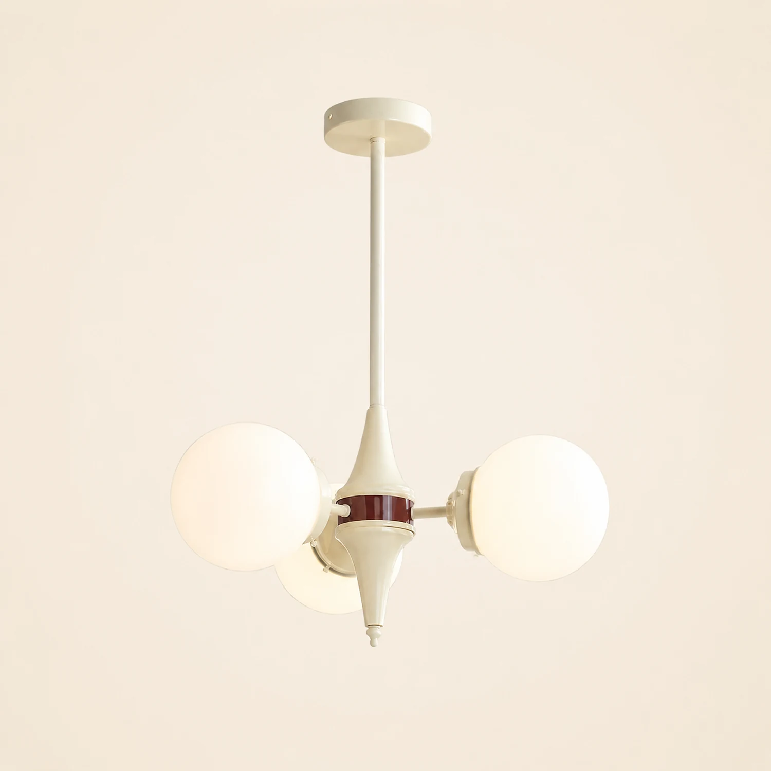 Cream Ball Chandelier - Lumpaz