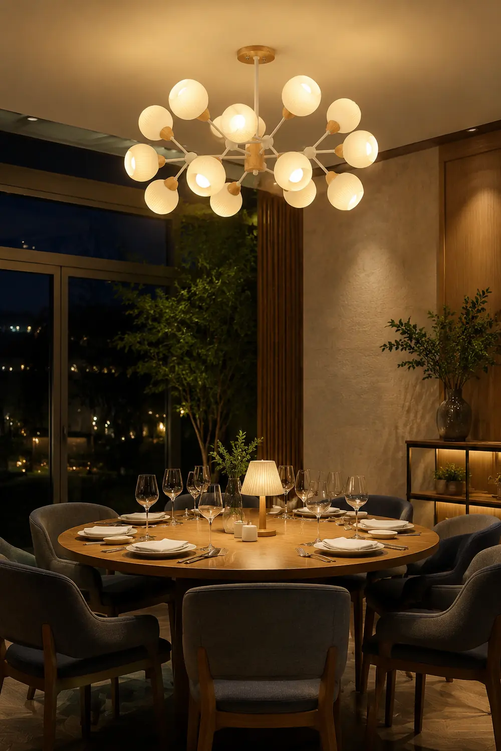 Shpehp Wood Chandelier - Lumpaz