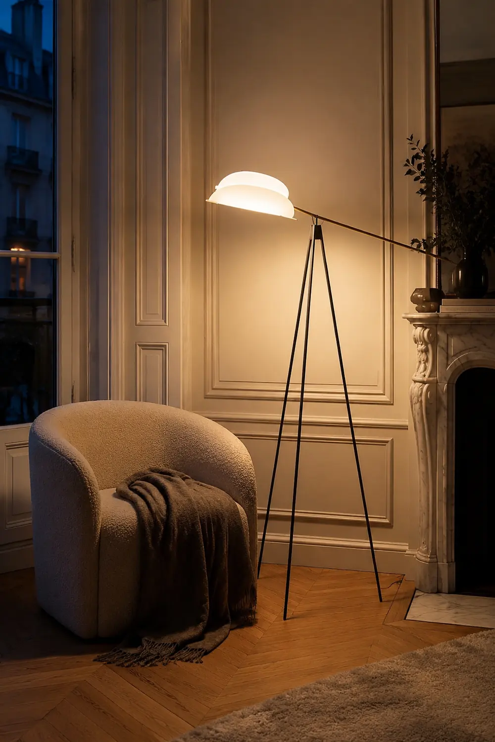 Heart Wing Tripod Floor Lamp - Lumpaz