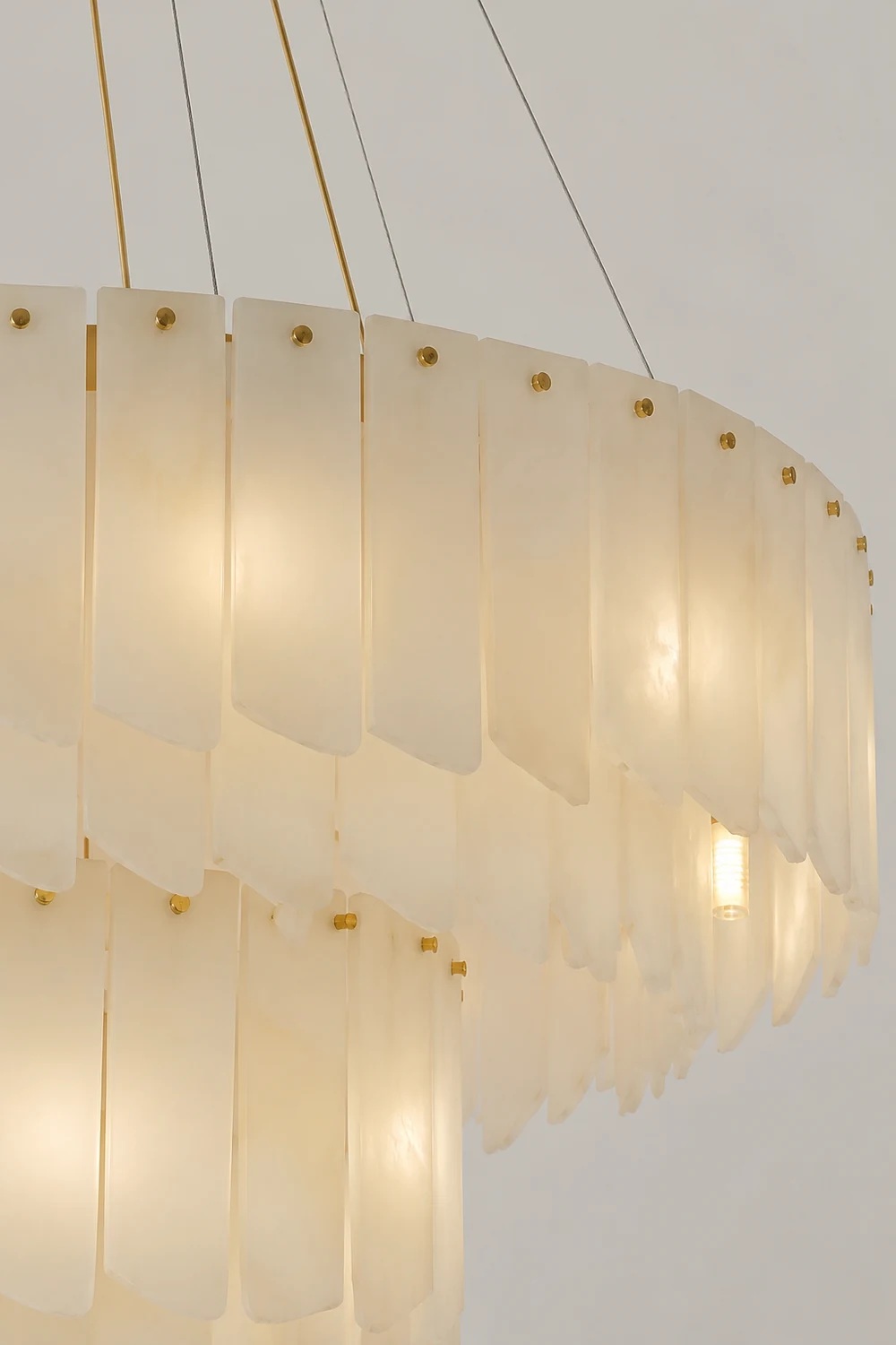 Alabaster Cascade Tiered Chandelier - Lumpaz