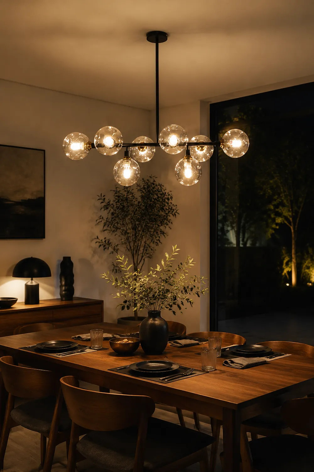 Primas Glass Chandelier - Lumpaz