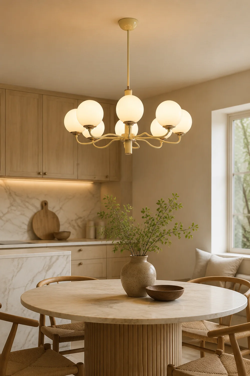 Radiant Globe Chandelier - Lumpaz