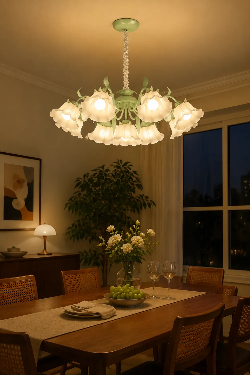 Pastoral Flower Chandelier - Lumpaz