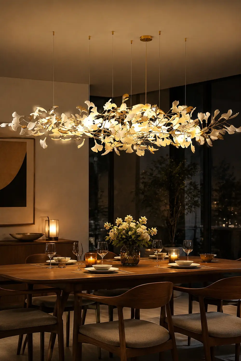 Ginkgo Cloud Chandelier - Lumpaz