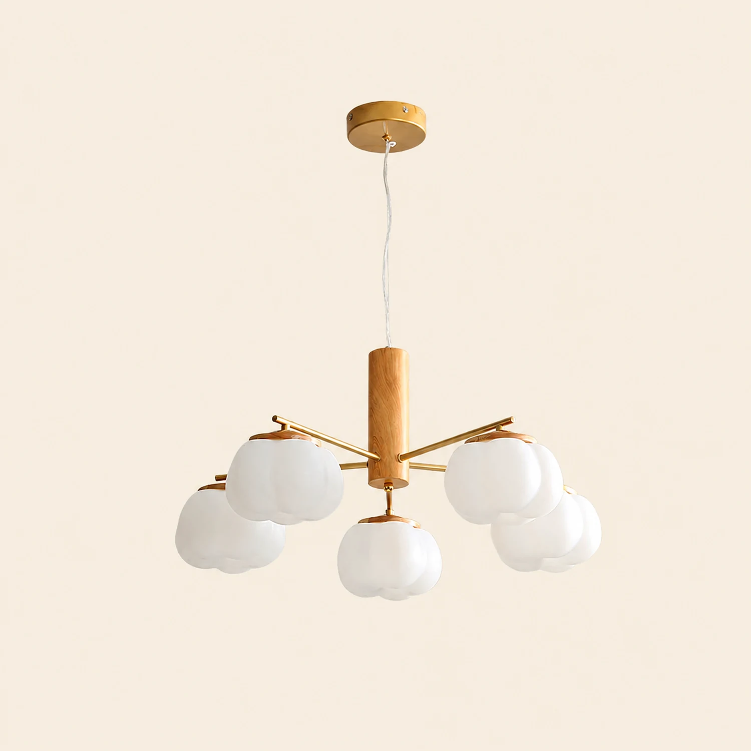 Cotton Balls Chandelier - Lumpaz
