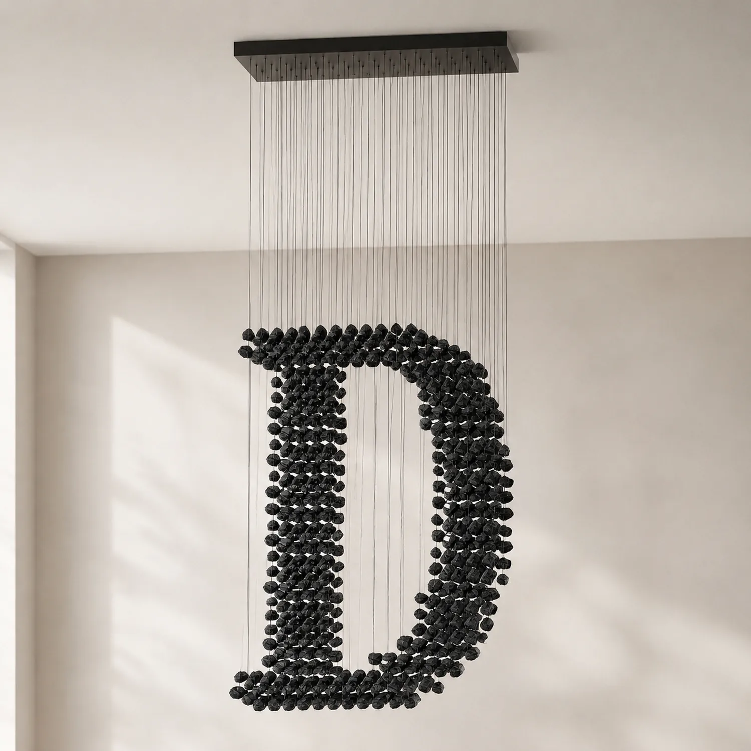 Charcoal Chandeliers D - Lumpaz
