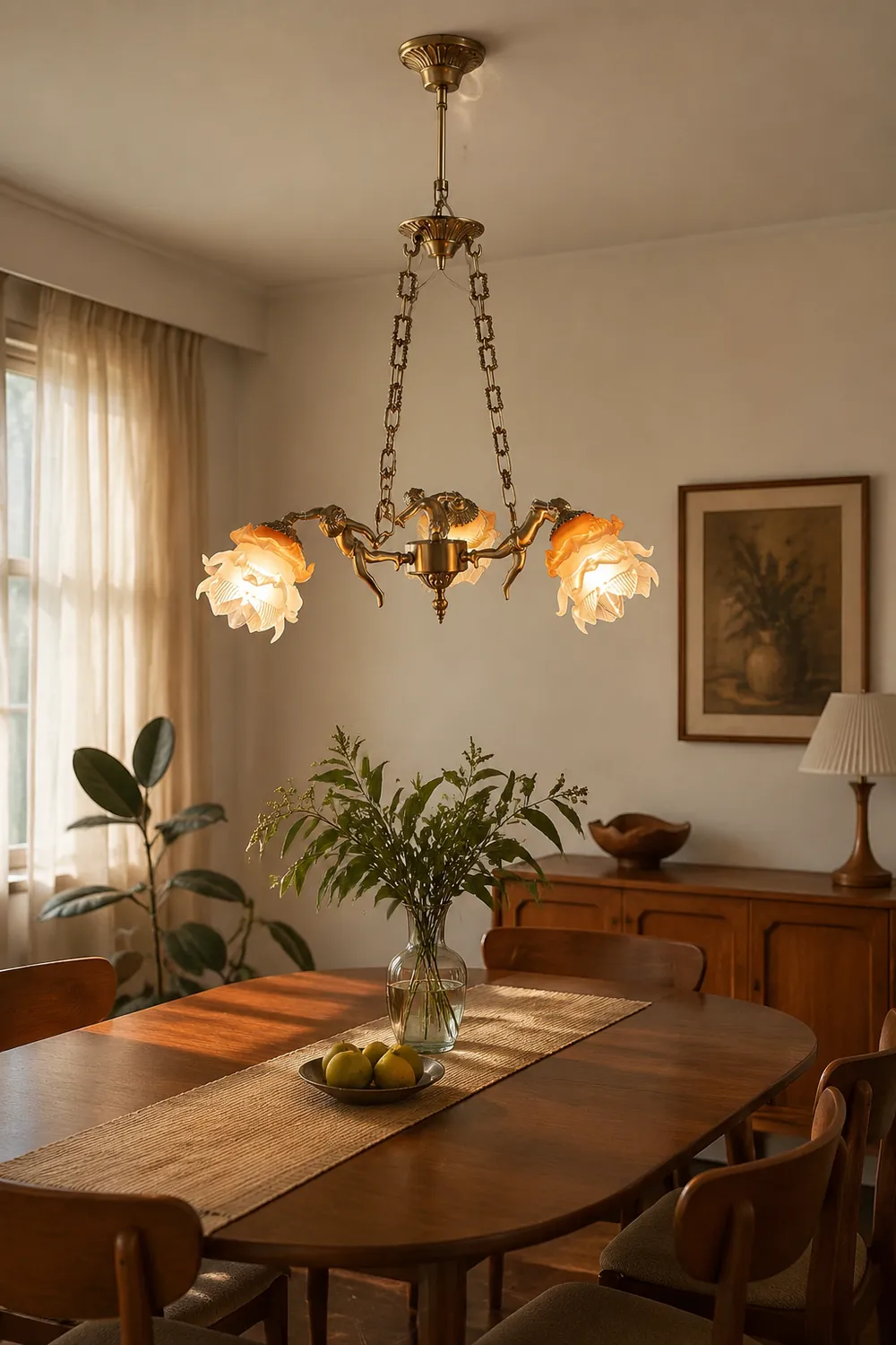 Putti Statuettes Brass Suspension - Lumpaz