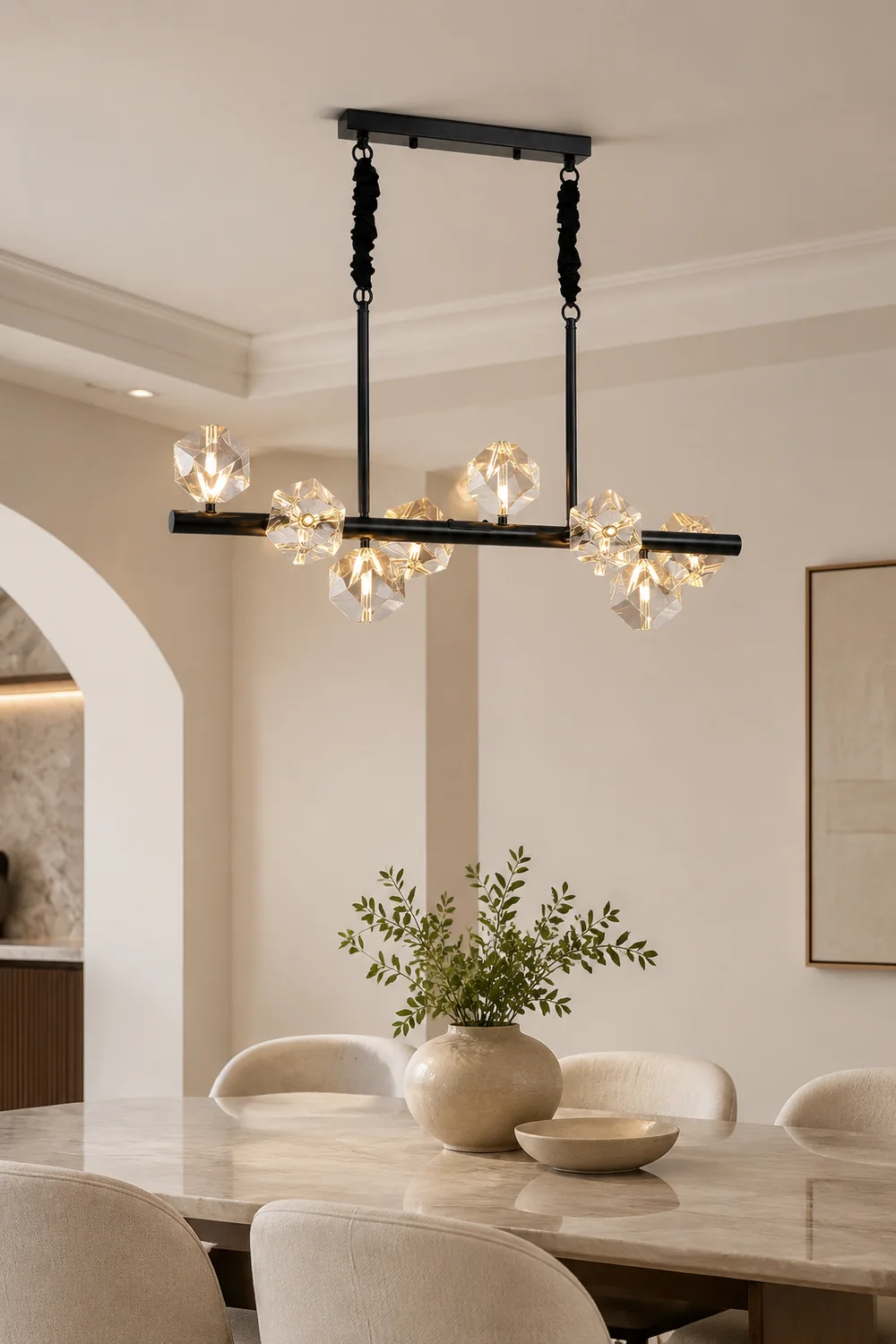 Takku Crystal Chandelier - Lumpaz
