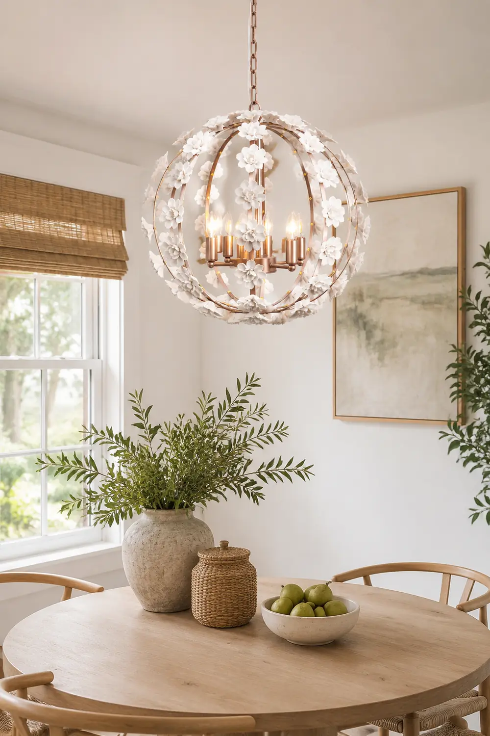 Bianca Floral Orb Chandelier - Lumpaz