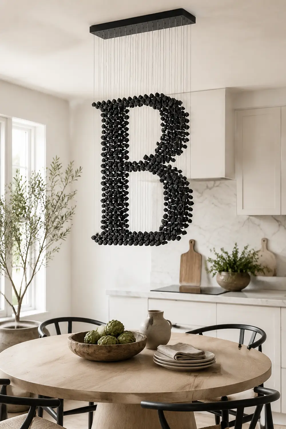Charcoal Chandeliers B - Lumpaz