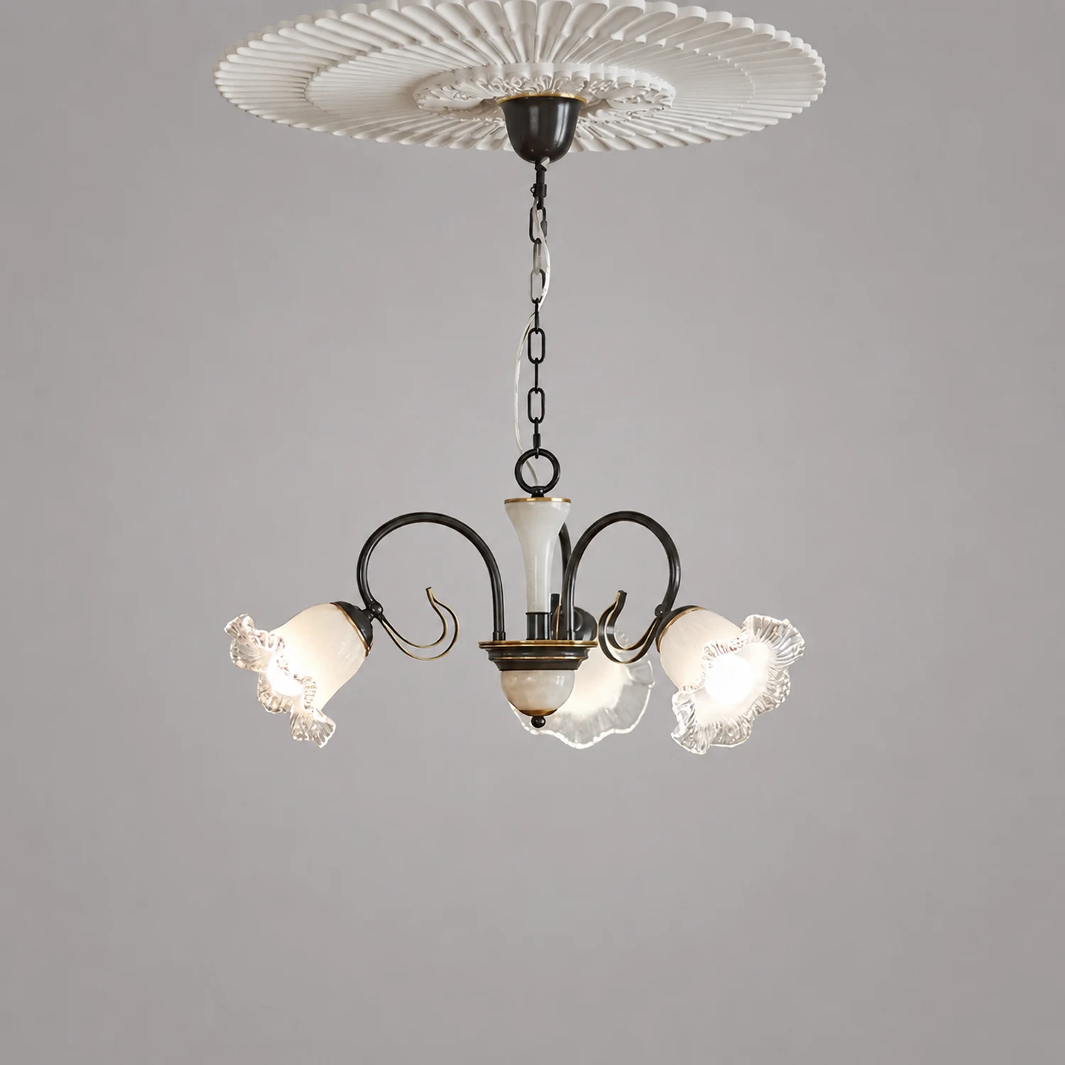 Luce Black Chandelier - Lumpaz