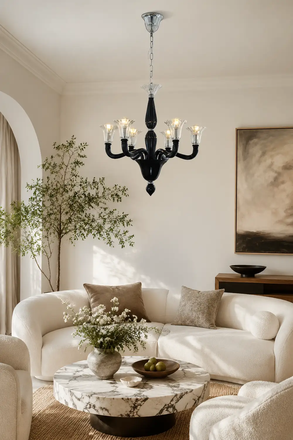 Murano Candle Chandelier - Lumpaz