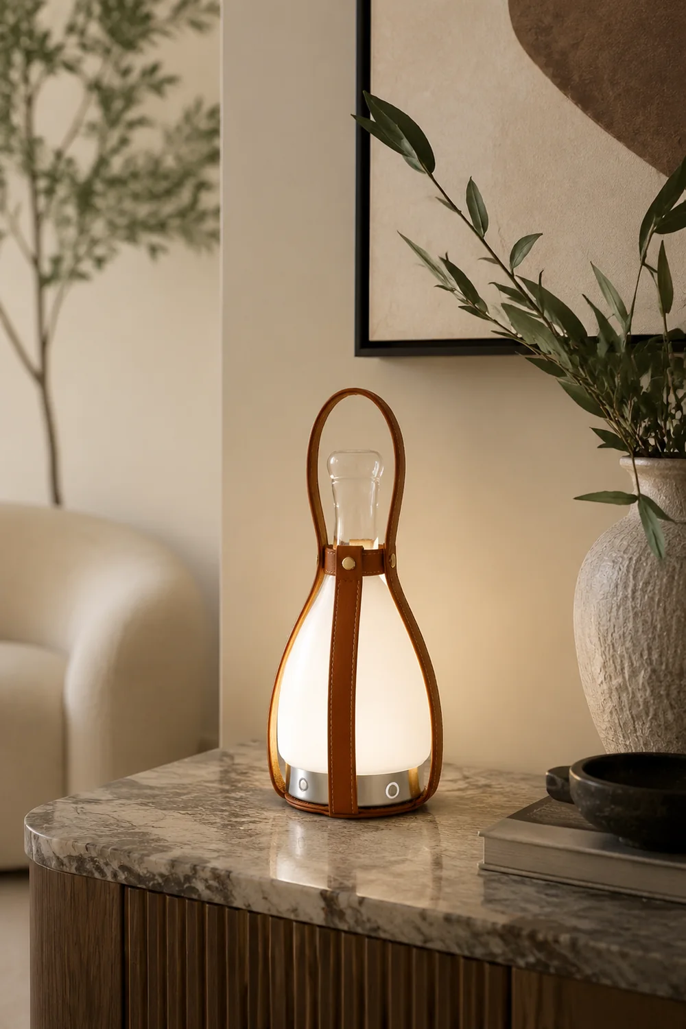 Bell Portable Built-in Battery Table Lamp - Lumpaz