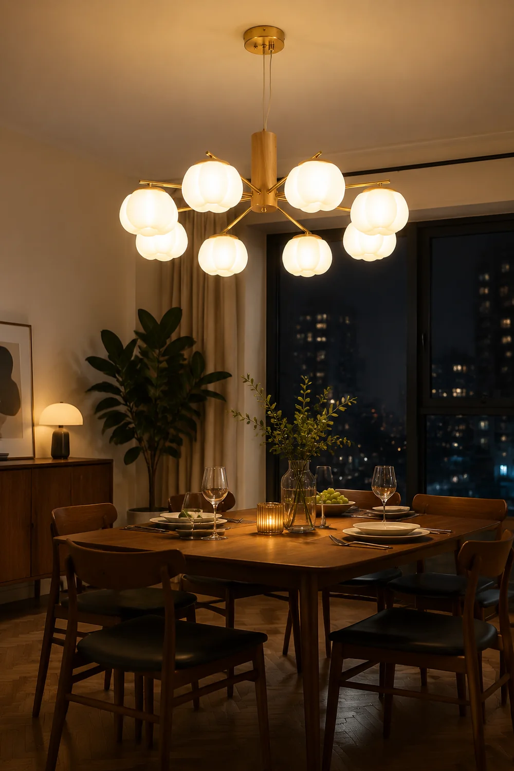 Cotton Balls Chandelier - Lumpaz