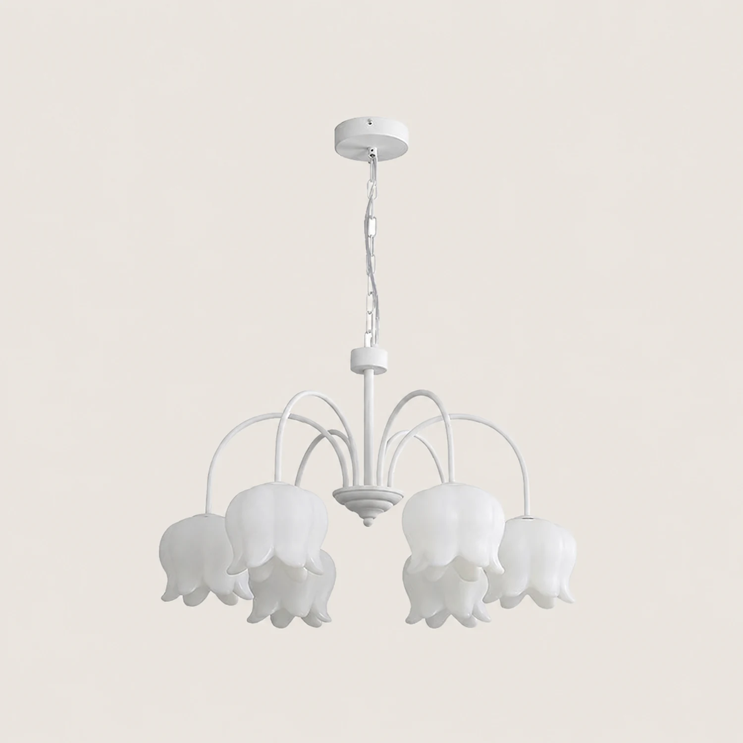 Curved Arm Bell Chandelier - Lumpaz