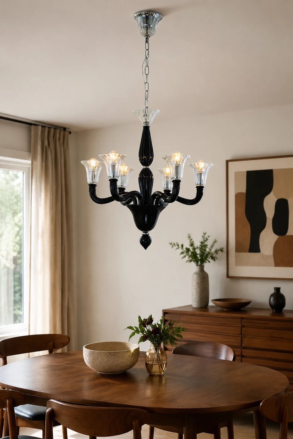 Murano Candle Chandelier - Lumpaz