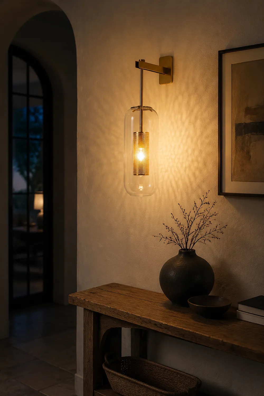 Vadim Glass Wall Lamp - Lumpaz