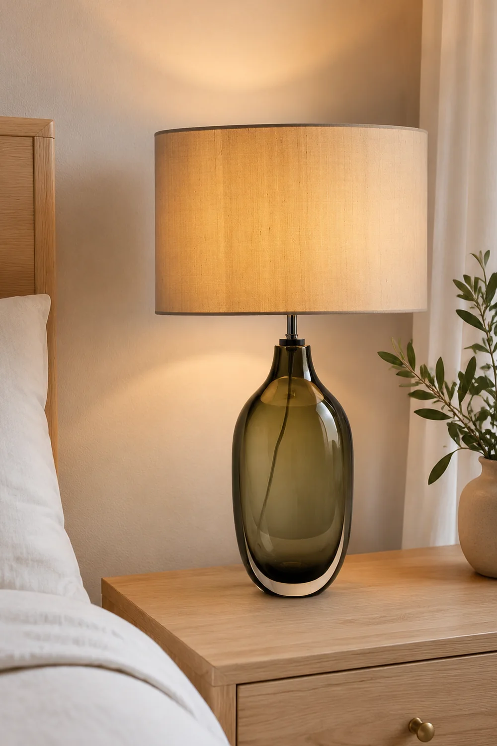 Glazed Crystal Table Lamp - Lumpaz