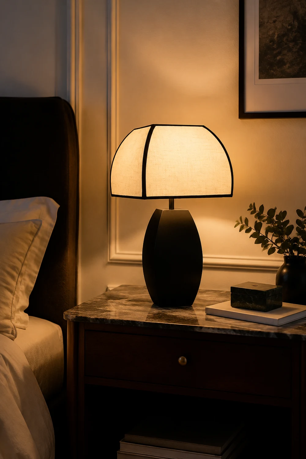 Javier Black Table Lamp - Lumpaz