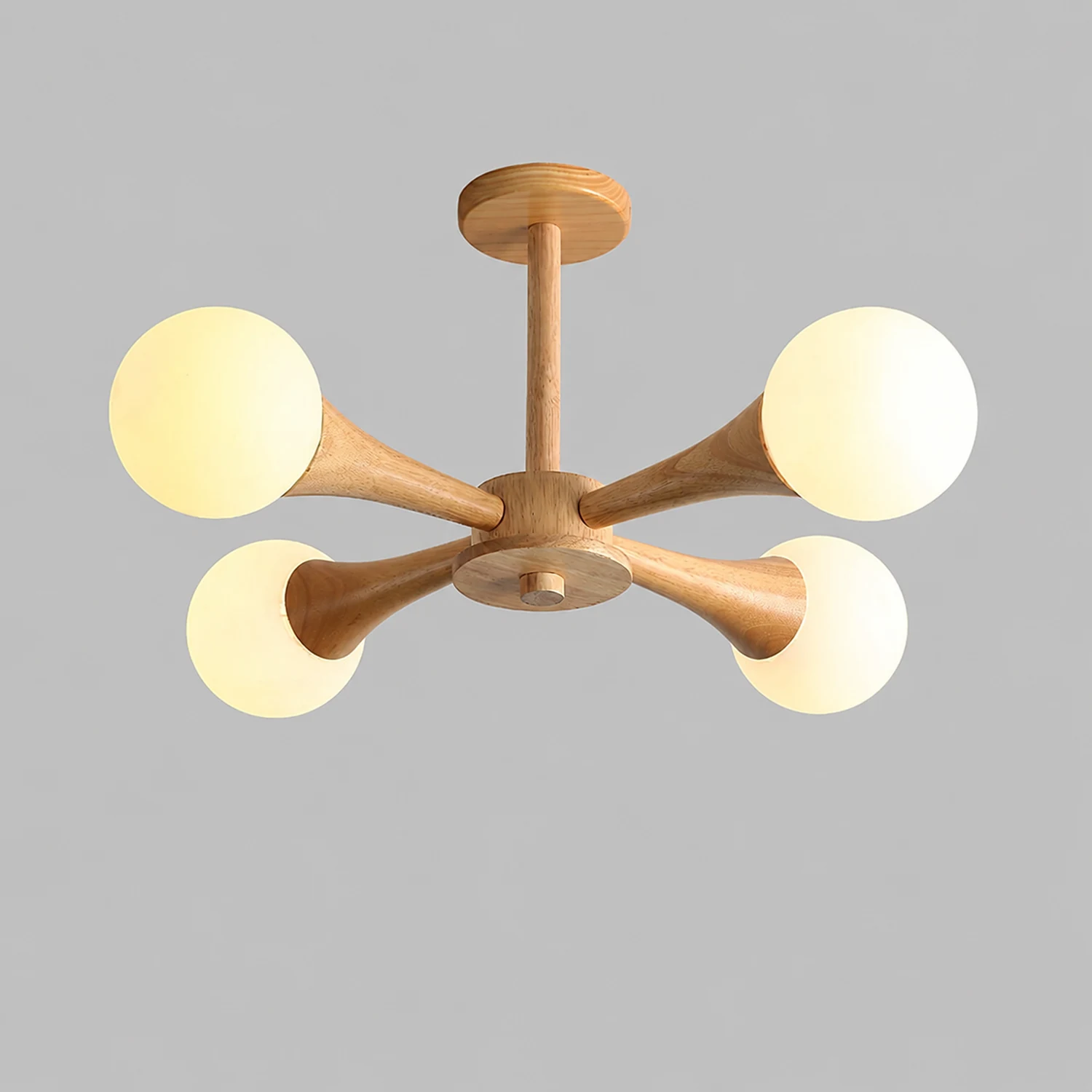Wooden Nera Chandelier - Lumpaz