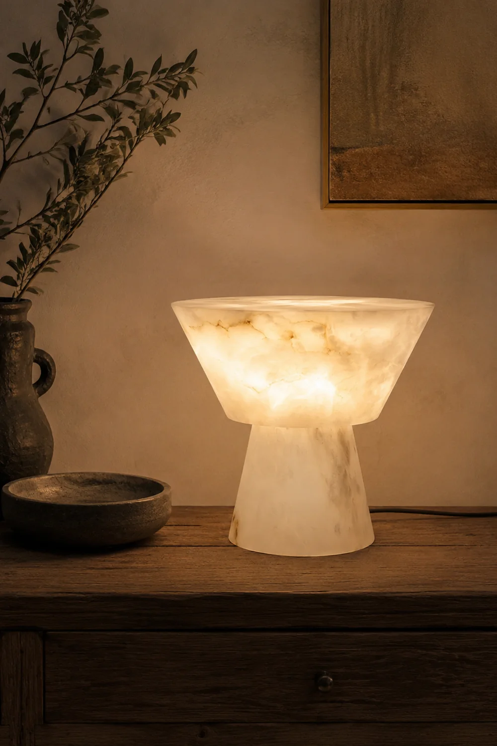 Beta Marble Table Lamp - Lumpaz