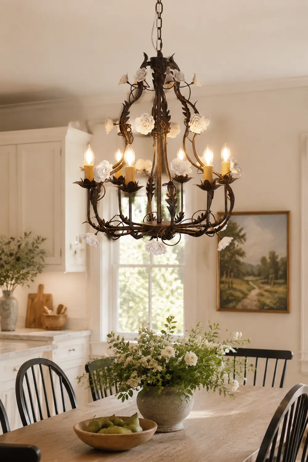 Florentine Rose Garden Chandelier - Lumpaz