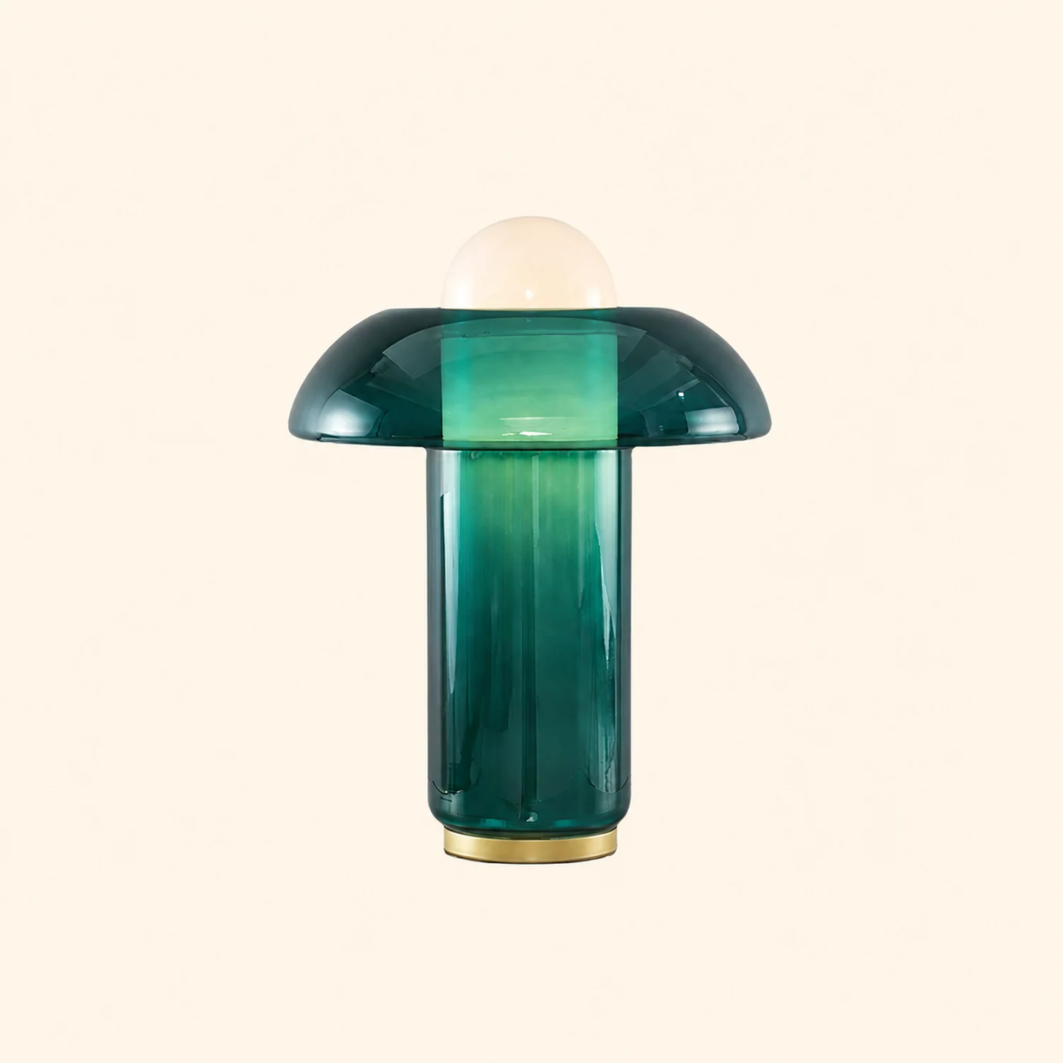 Glass Mushroom Table Lamp - Lumpaz