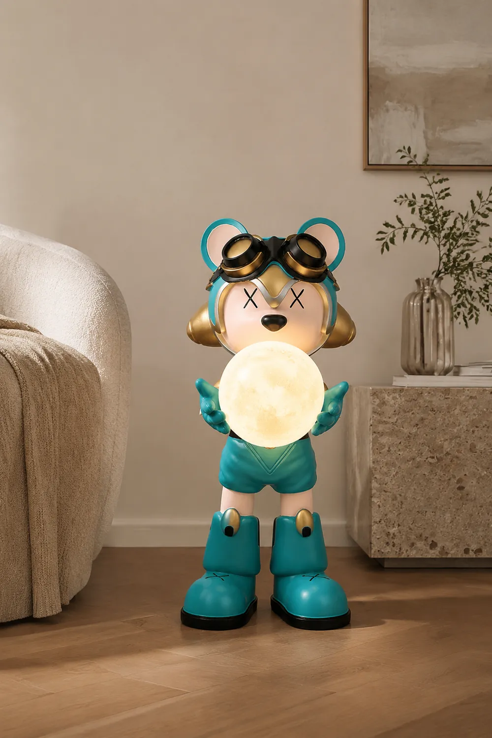 Space Bear Built-in Battery Floor Lamp - Lumpaz