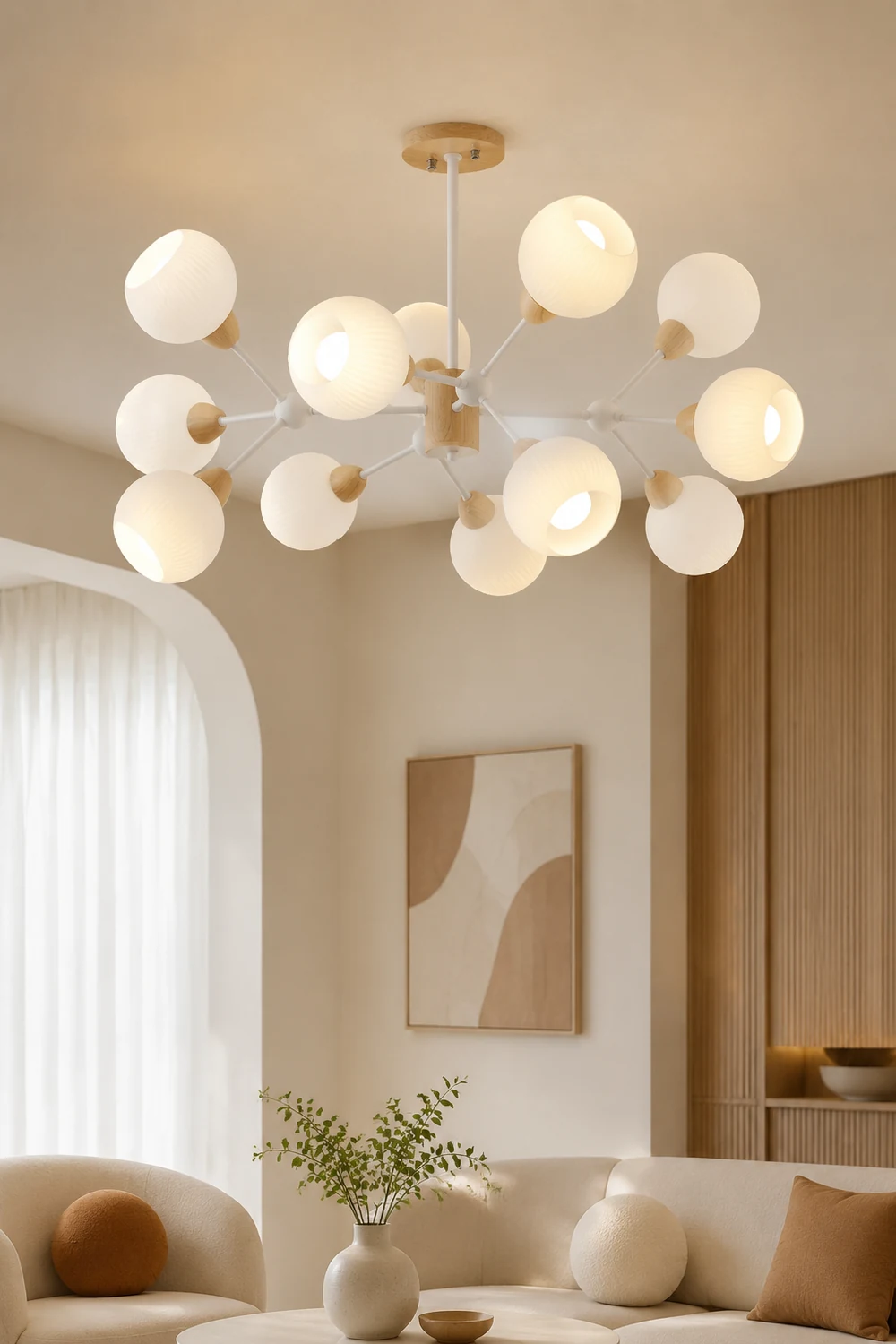 Shpehp Wood Chandelier - Lumpaz