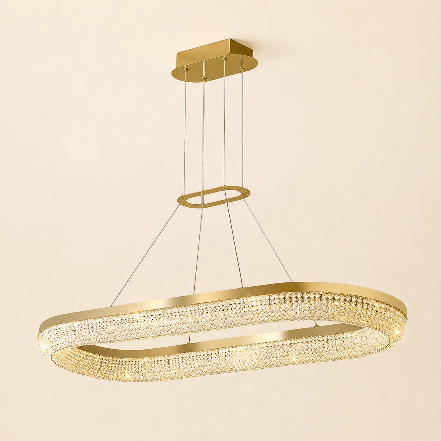 Round Ring Crystal Chandeliers - Lumpaz