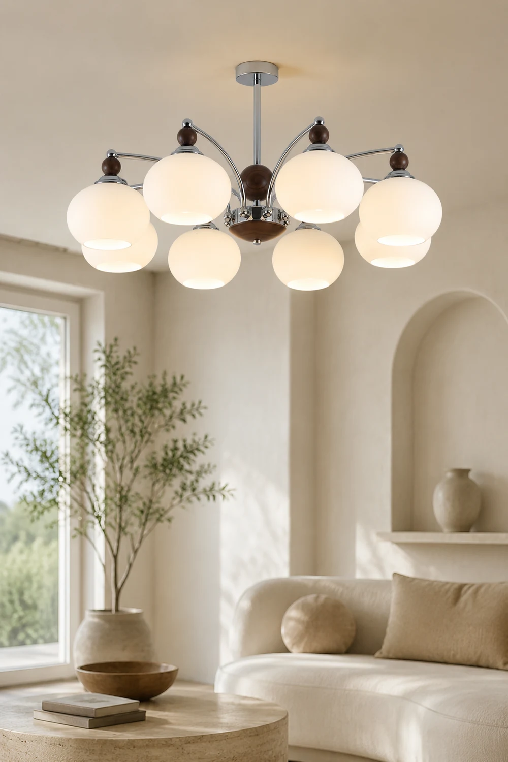 Noir Larenta Chandelier - Lumpaz