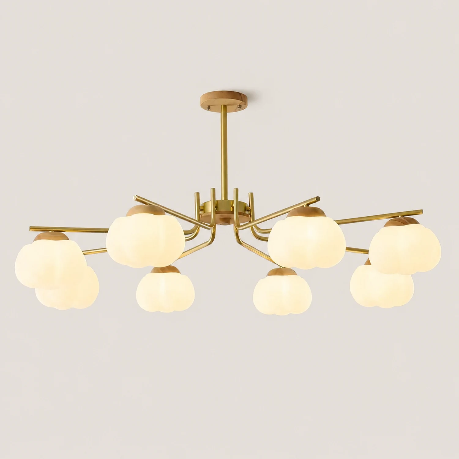 Plastic Cotton Balls Chandelier - Lumpaz