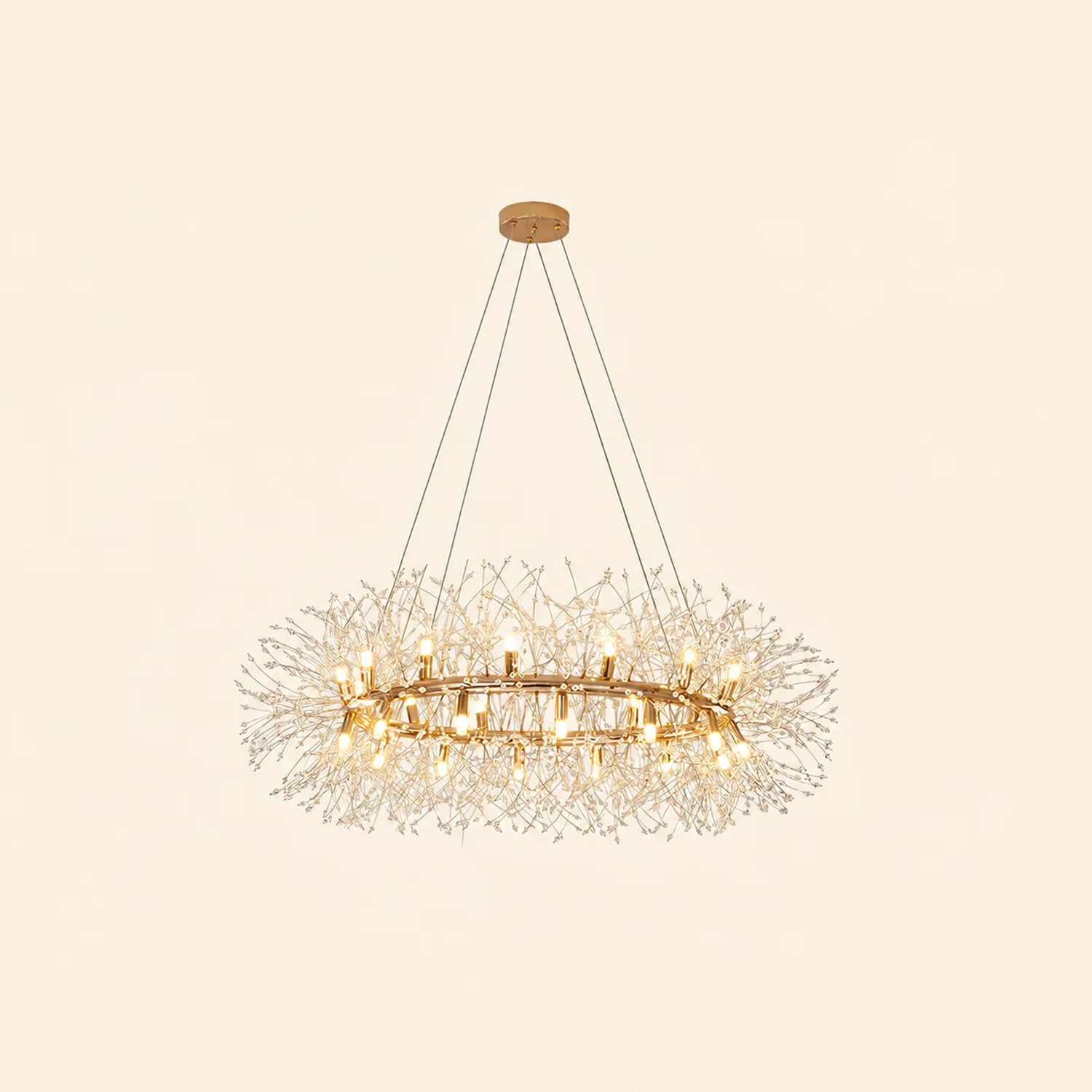 Dandelion Round Chandelier - Lumpaz