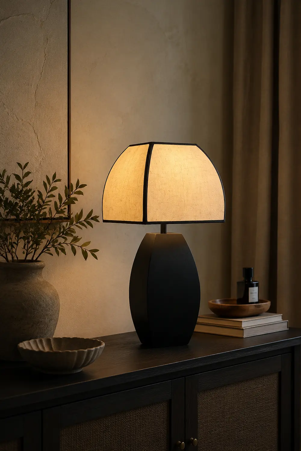 Javier Black Table Lamp - Lumpaz