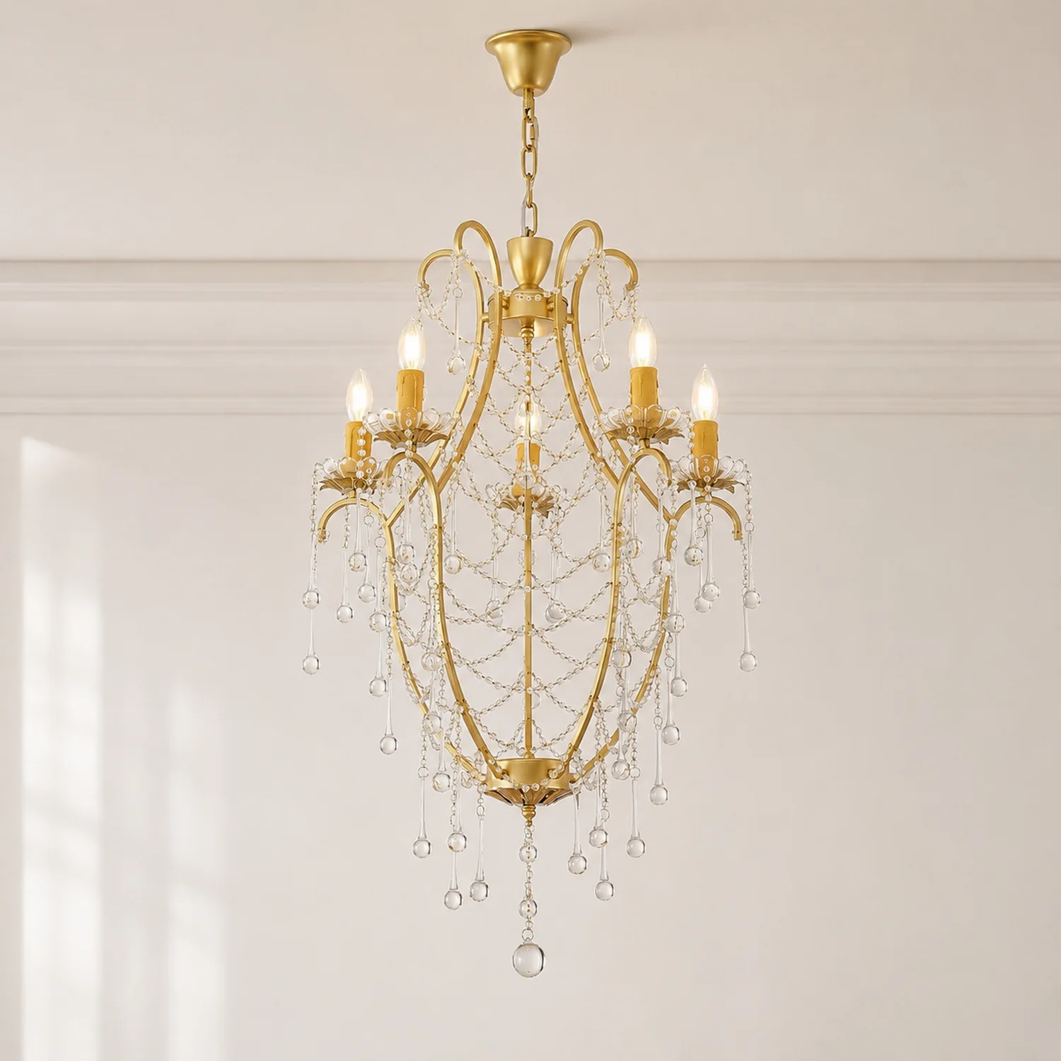 Crystal Birdcage Chandelier - Lumpaz