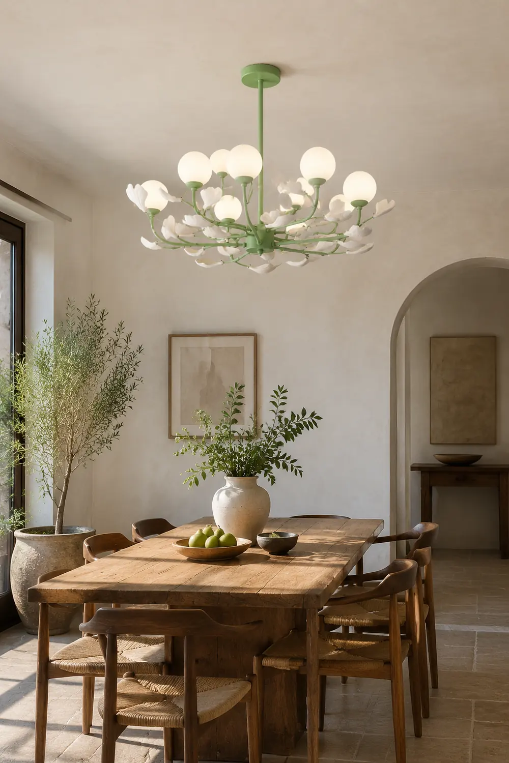 Opal Glass Chandelier - Lumpaz