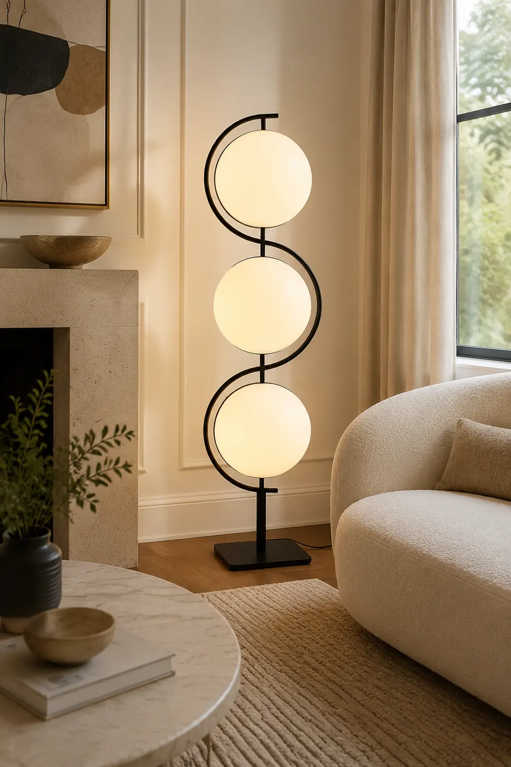 Triple Balls Floor Lamp - Lumpaz