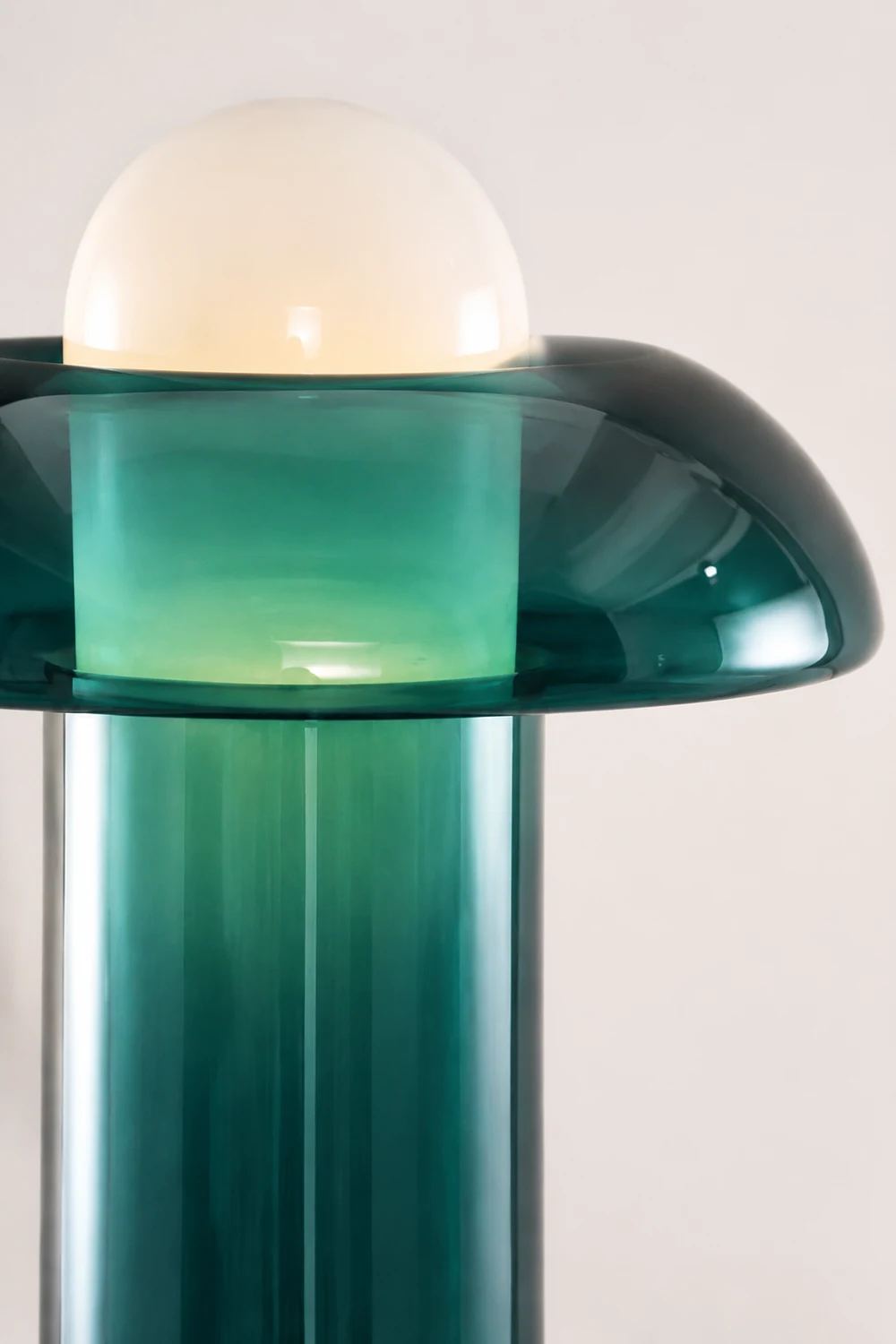 Glass Mushroom Table Lamp - Lumpaz