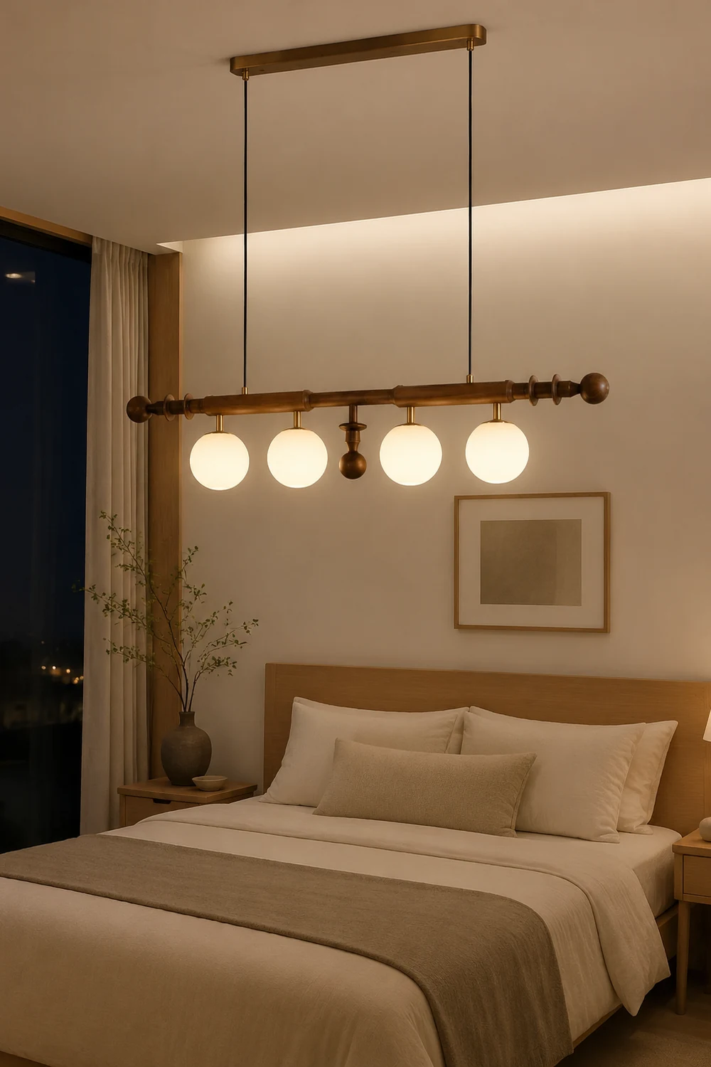Roman Column Chandelier - Lumpaz