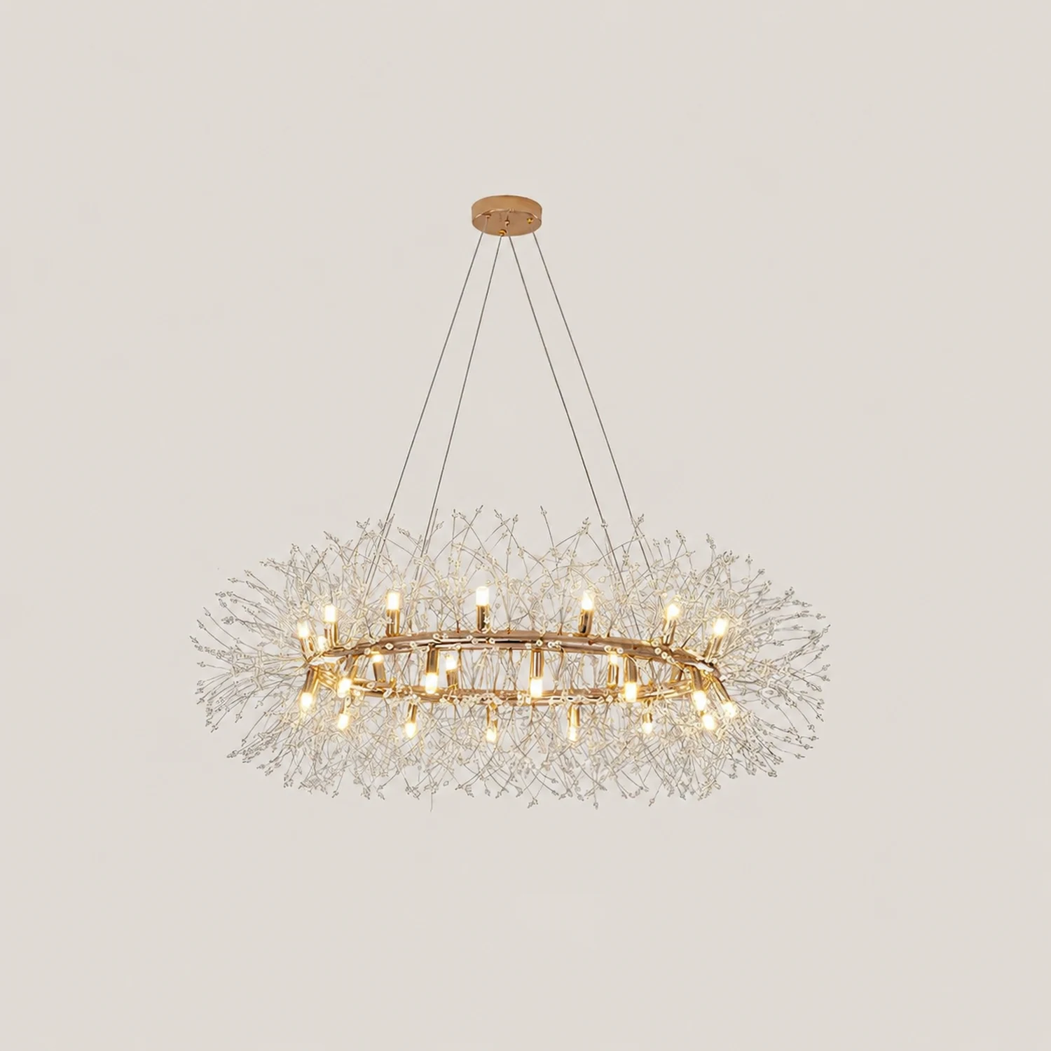 Dandelion Round Chandelier - Lumpaz