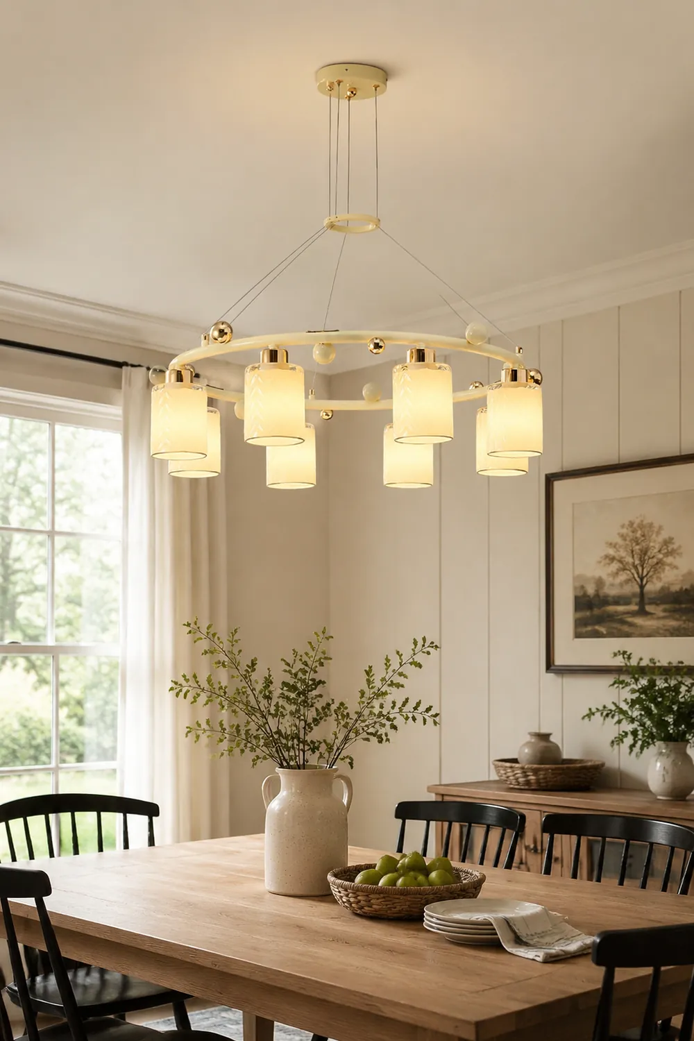 Ring Glass Cup Chandelier - Lumpaz
